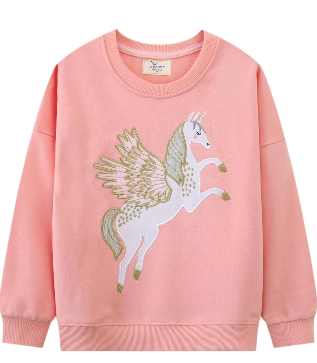 Unicorn Princess Sweatshirt for Girls | Little Palace Store