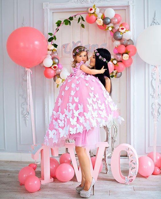 Butterfly Laura Dress Pink / 3M