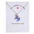 Hand Enameled Unicorn Necklace - Priority Shipping Pendant Necklaces Little Palace Store