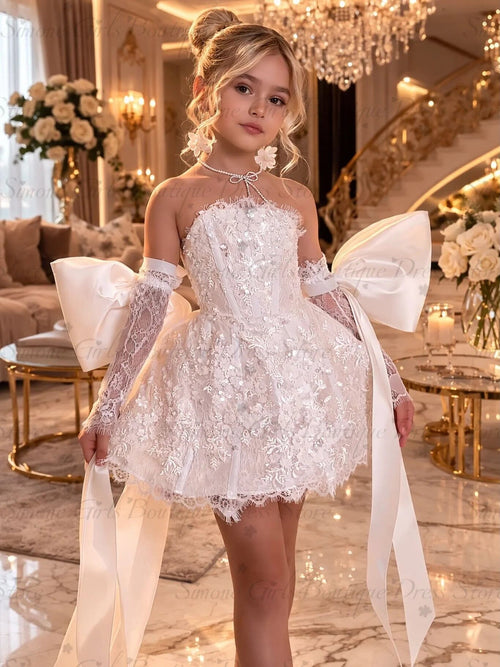 Bespoke Tea Party Dress for Girls | Custom Color & Size
