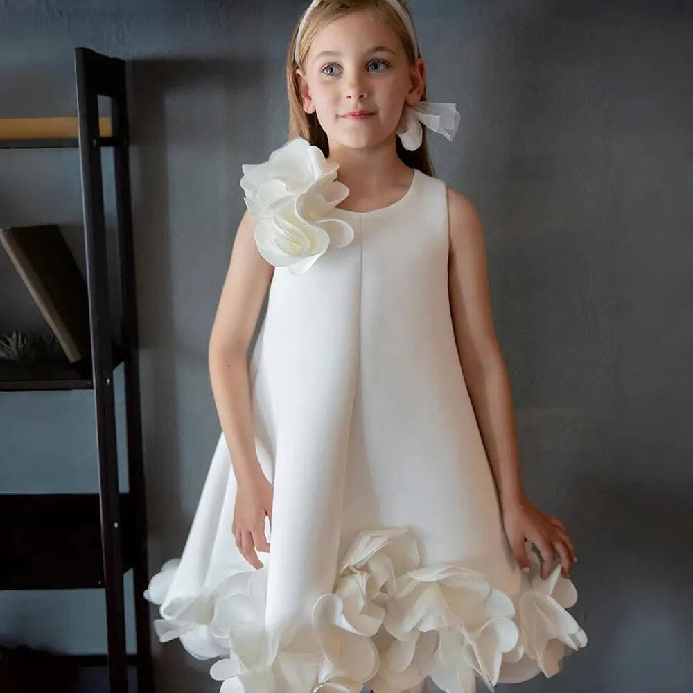Bespoke Tea Party Dress for Girls | Custom Color & Size