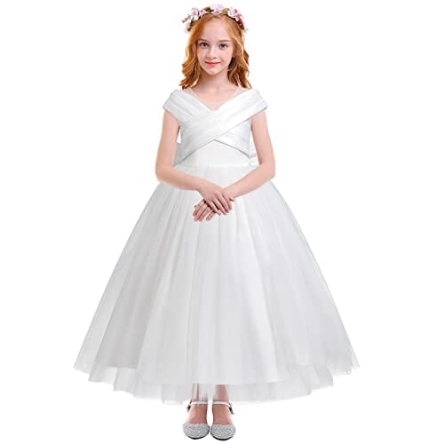 White Communion dress Little Palace Store White Communion dress Little Palace Store