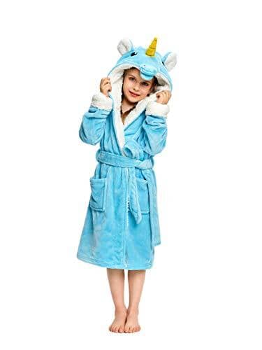 Little Palace Store Princess Unicorn Bathrobe 11-12 Years / Blue Unicorn