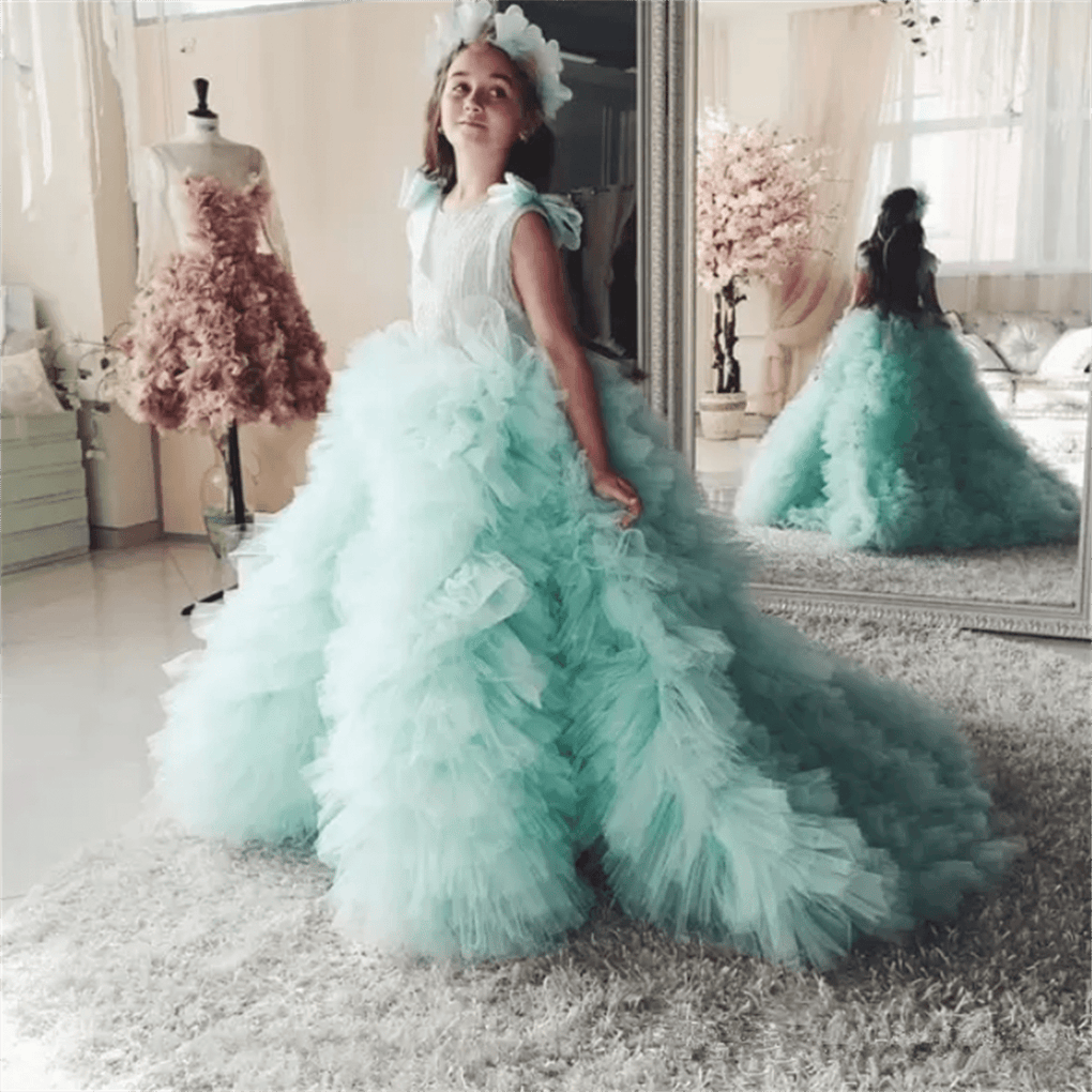 Sea Foam Stormy Dress Child-9 Sea Foam Stormy Dress Child-9