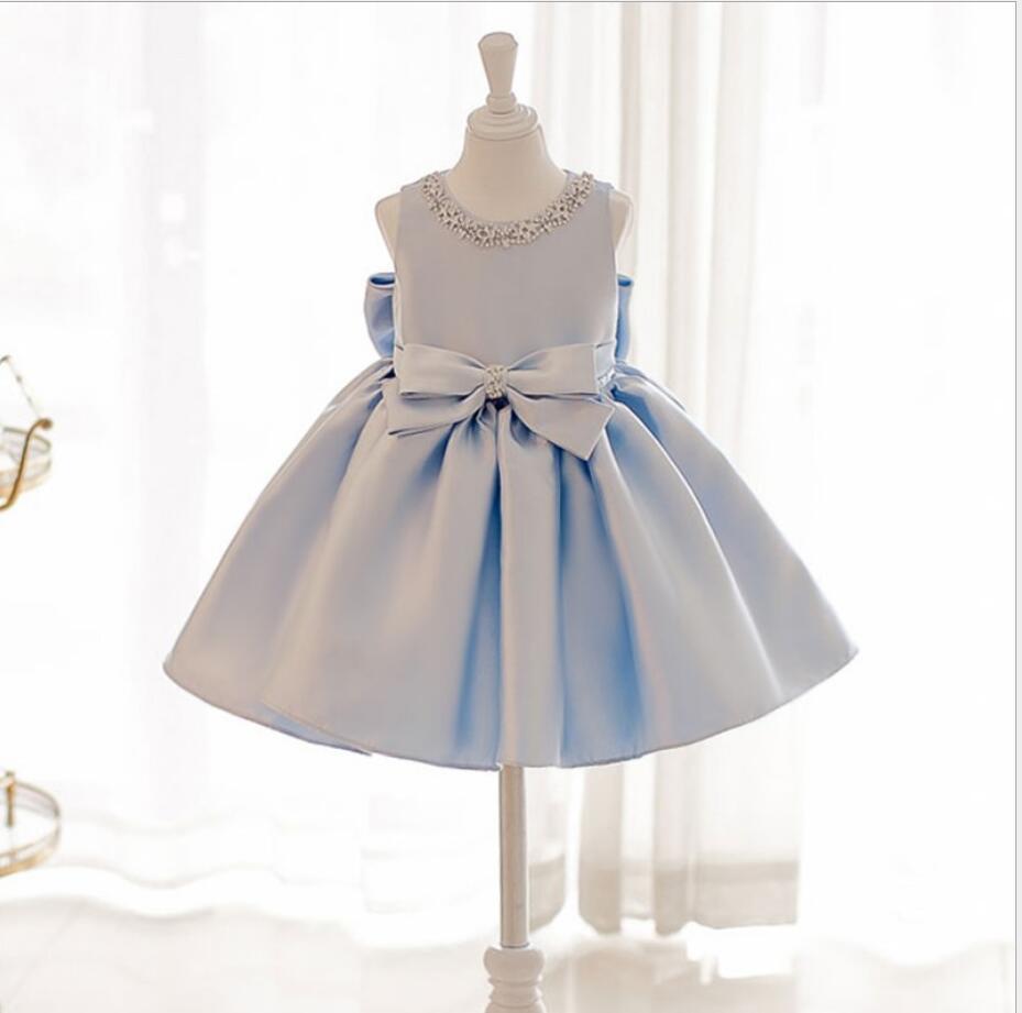princess polly baby blue dress Cute Flare Dress - Backless Dress - Black Dress - Bow Dress - $41.00 main image 1
