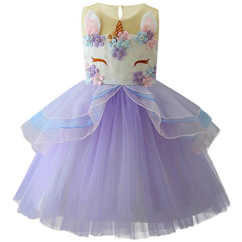 Unicorn Deluxe Party Dress 1-2 / pink Unicorn Deluxe Party Dress 1-2 / pink